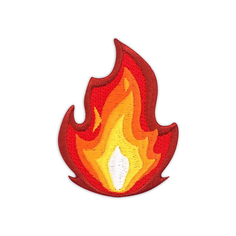 Winks For Days It's Fire Embroidered Iron-On Patch - Image 1